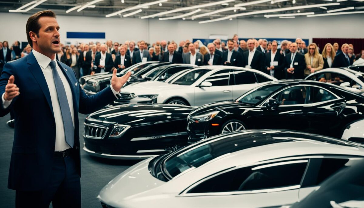 Conference car auction